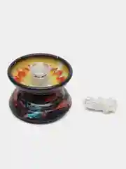 Черный игрушка Йо  йо металлический Fire на подшипнике