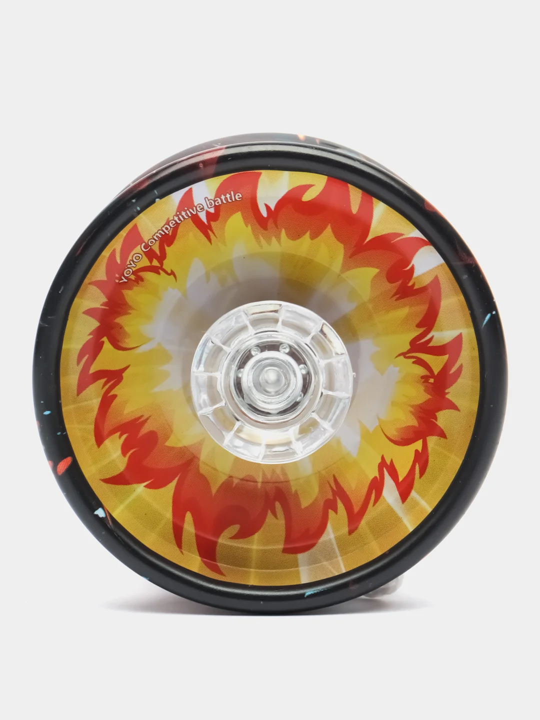Черный игрушка Йо  йо металлический Fire на подшипнике