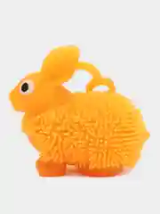 Оранжевый мякиш Кролик светящийся в темноте, Сквиш, Тянучка,