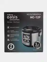 Черный мультиварка "making Oasis everywhere" MC-12P