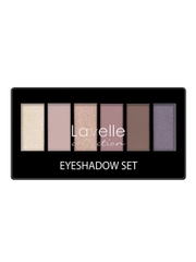 LavelleCollection Тени для век, палетка, матовые и блестящие, тон 03 бежево-сливовый