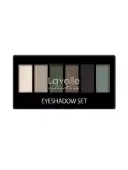 LavelleCollection Тени для век, палетка, матовые и блестящие, тон 04 золотисто-зеленый