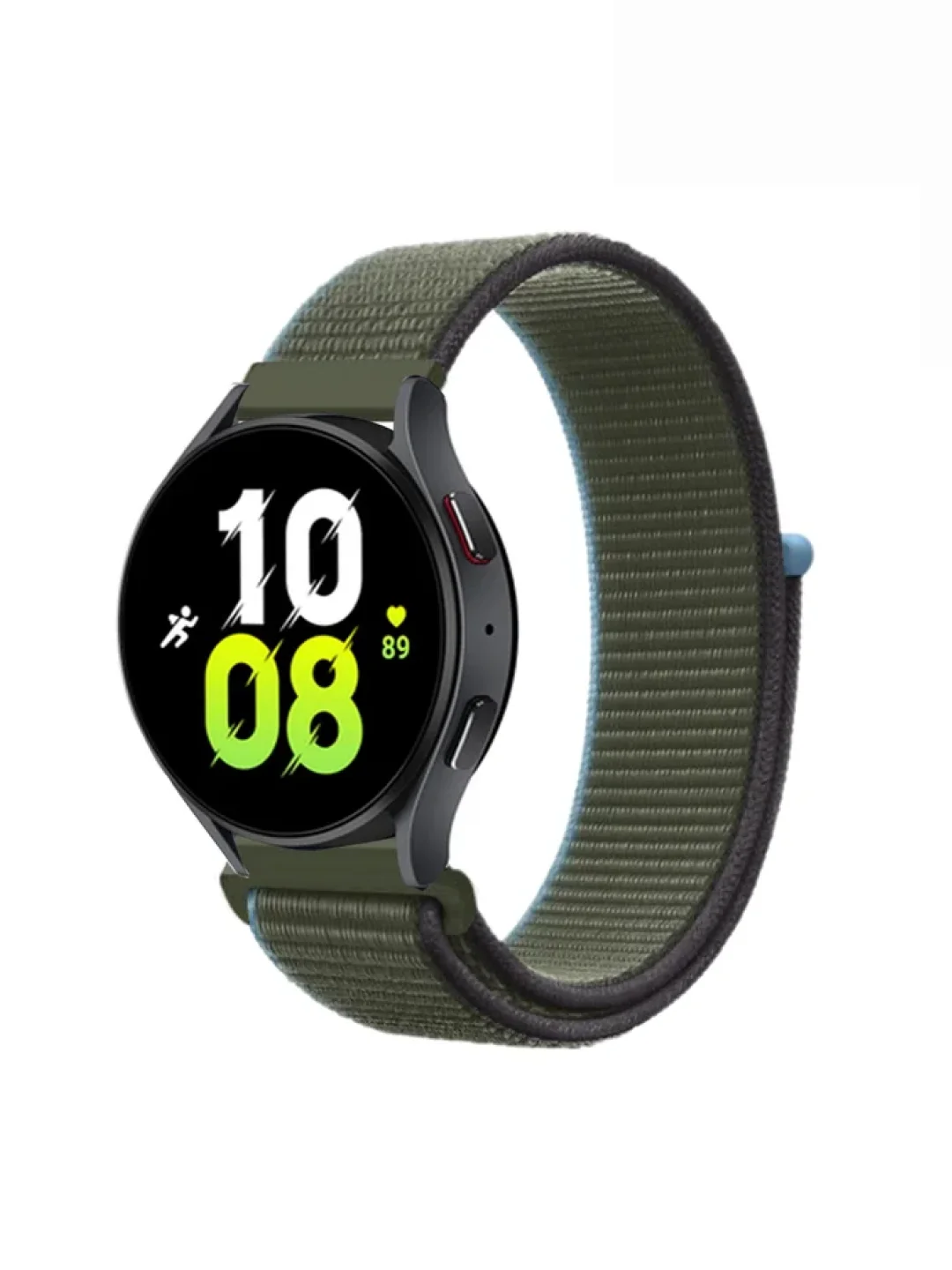 Оливковый ремешок нейлоновый для Xiaomi Amazfit Bip Lite GTR, GTS, Samsung gear S2 Classic, 42 мм