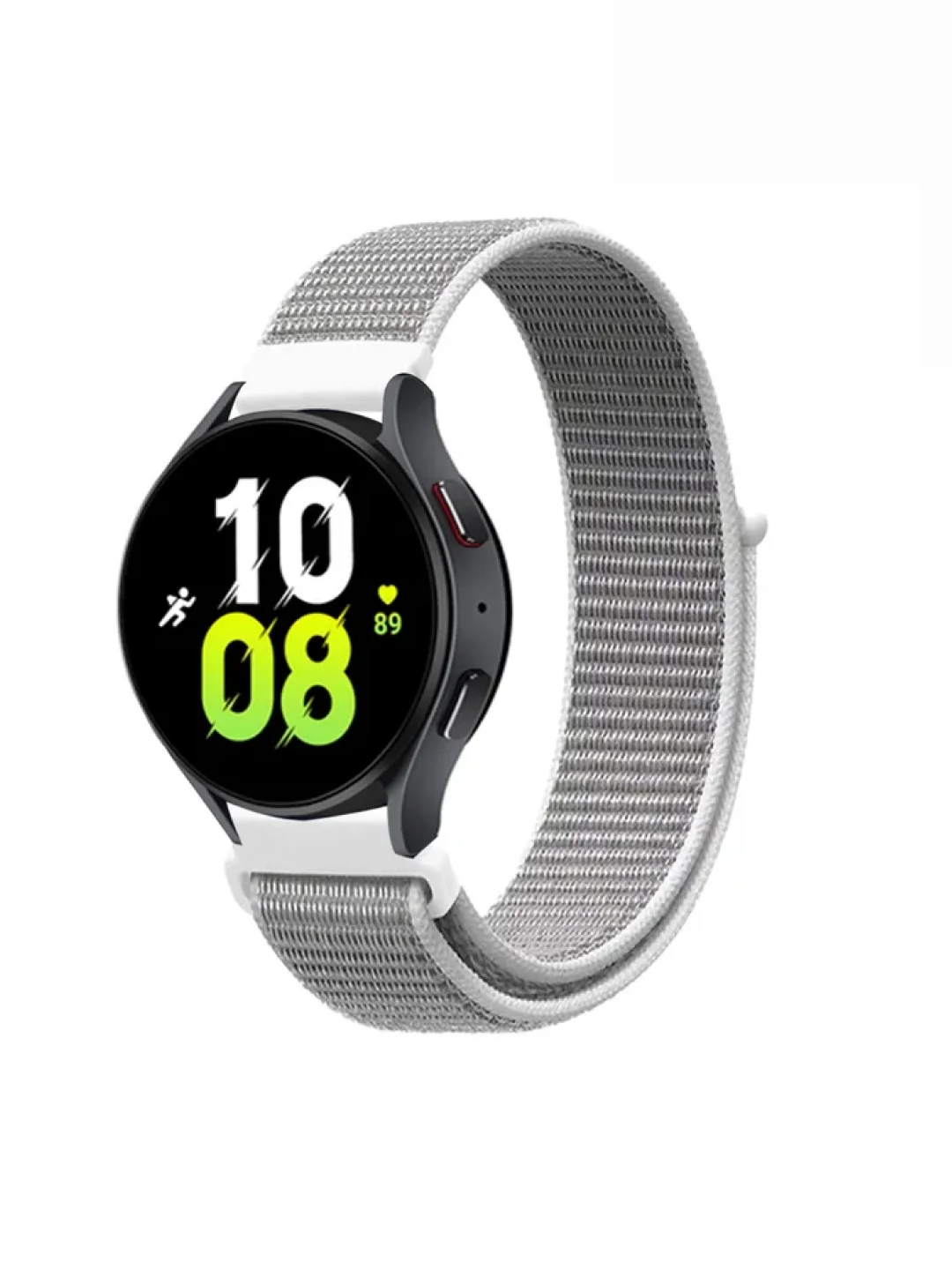 Серый ремешок нейлоновый для Xiaomi Amazfit Bip Lite GTR, GTS, Samsung gear S2 Classic, 42 мм