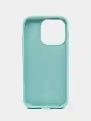 Бирюзовый чехол с логотипом силиконовый для iPhone XR, 11, 12, 13 Pro Max, 14, 15 Pro Max для айфон