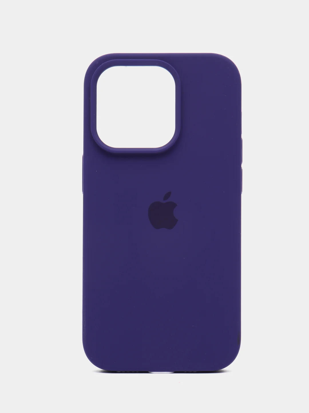 Индиго чехол Silicone Case для iPhone 14, 14 Pro, 14 Plus, 14 Pro Max, с закрытым низом