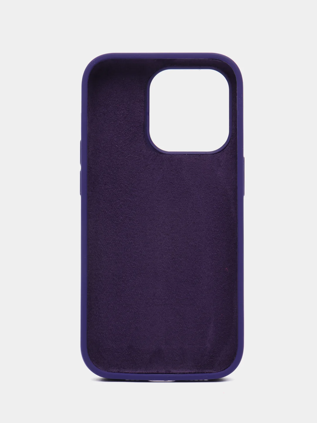 Индиго чехол Silicone Case для iPhone 14, 14 Pro, 14 Plus, 14 Pro Max, с закрытым низом