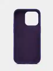 Индиго чехол Silicone Case для iPhone 14, 14 Pro, 14 Plus, 14 Pro Max, с закрытым низом