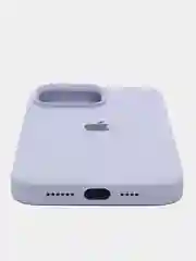 Аметистовый чехол Silicone Case для iPhone 14, 14 Pro, 14 Plus, 14 Pro Max, с закрытым низом