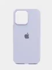 Аметистовый чехол Silicone Case для iPhone 14, 14 Pro, 14 Plus, 14 Pro Max, с закрытым низом