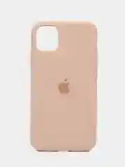 Бежевый меланж apple iPhone 11, Айфон 11, чехол матовый Silicone case объемный с принтом для iPhone 11