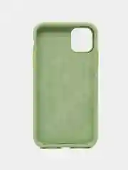 Зелёный хаки apple iPhone 11, Айфон 11, чехол матовый Silicone case объемный с принтом для iPhone 11
