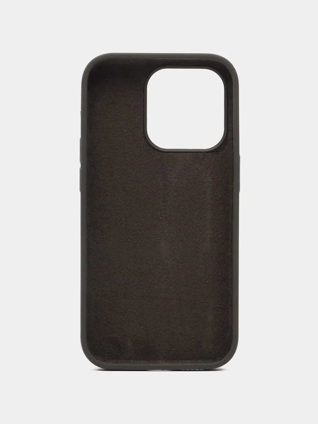 Зелёный хаки чехол Silicone Case для iPhone 14, 14 Plus, 14 Pro, 14 Pro Max, с закрытым низом