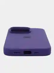 Индиго чехол Silicone Case для iPhone 14, 14 Plus, 14 Pro, 14 Pro Max, с закрытым низом