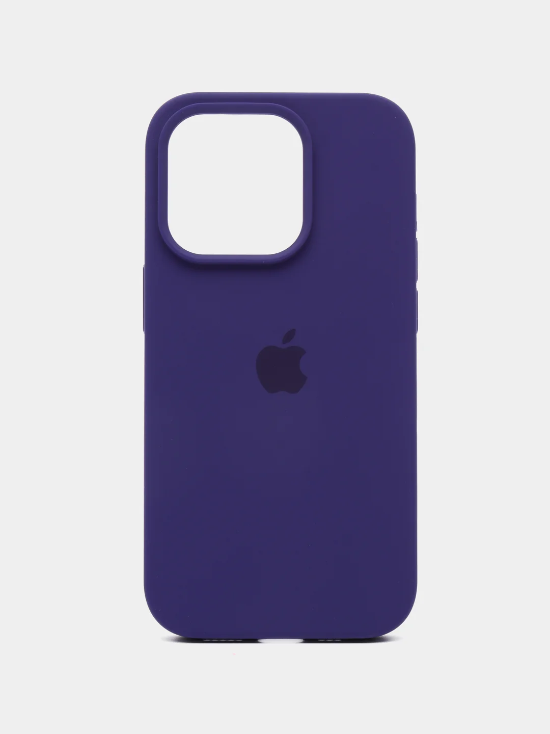 Индиго чехол Silicone Case для iPhone 14, 14 Plus, 14 Pro, 14 Pro Max, с закрытым низом