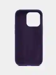 Индиго чехол Silicone Case для iPhone 14, 14 Plus, 14 Pro, 14 Pro Max, с закрытым низом