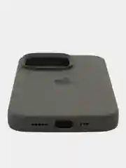 Зелёный хаки чехол Silicone Case для iPhone 14, 14 Pro, 14 Plus, 14 Pro Max, с закрытым низом