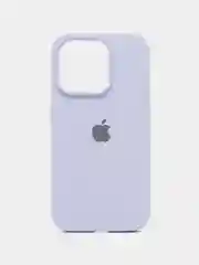 Аметистовый чехол Silicone Case для iPhone 14, 14 Pro, 14 Plus, 14 Pro Max, с закрытым низом