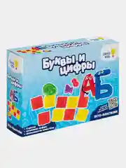 Набор для детской лепки Genio Kids "Буквы и цифры", 6 цветов