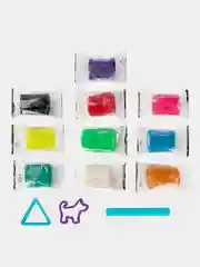 Набор для детской лепки Genio Kids "Тесто-пластилин", 10 цветов, 500 г