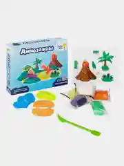 Набор для детской лепки Genio Kids "Динозавры", 5 цветов