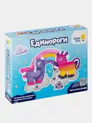 Набор для детской лепки Genio Kids "Единороги", 6 брусков