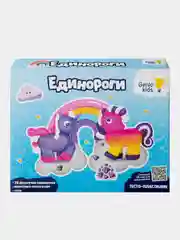Набор для детской лепки Genio Kids "Единороги", 6 брусков