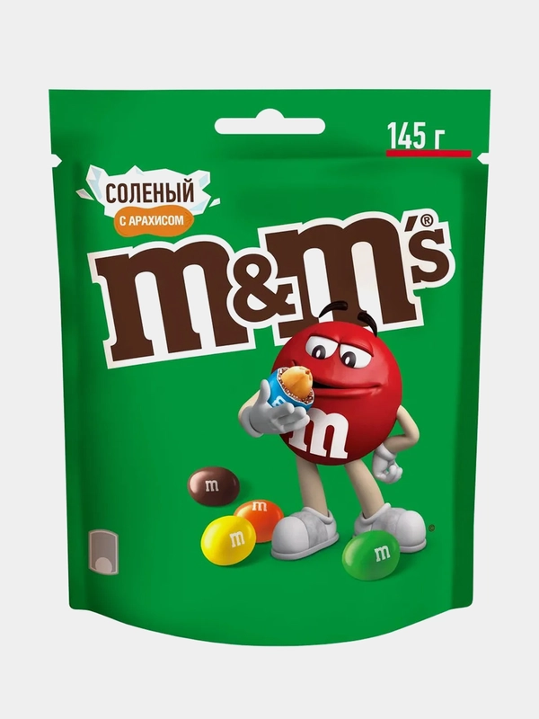 Драже M&MS Соленый арахис, 145 г