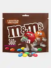 Драже M&MS, с шоколадом 360 г