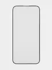 Белый стекло для iPhone 16 Plus защитное ROSCO с олеофобным покрытием и рамкой матовое антишпион