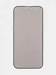 Черный стекло для iPhone 16 Plus защитное ROSCO с олеофобным покрытием и рамкой матовое антишпион