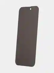 Черный стекло для iPhone 16 Plus защитное ROSCO с олеофобным покрытием и рамкой матовое антишпион