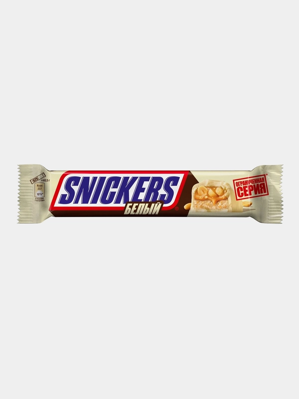 Батончик SNICKERS, белый, 81 г