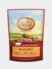 Корм для кошек Natures Table, сухой, индейка, 650 г