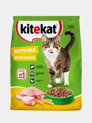 Kорм для кошек Kitekat "Курочка аппетитная", сухой, 350 г