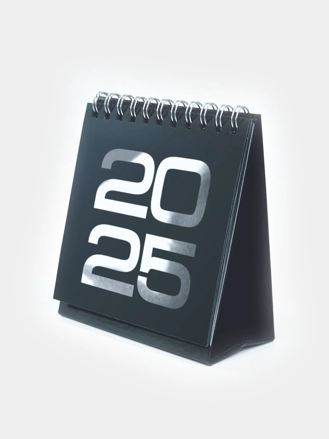 Черный календарь настольный 2025