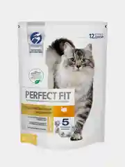 Корм Perfect Fit, для кошек с чувствительным пищеварением, с индейкой, 650 г