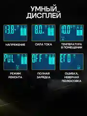 Автомобильное зарядное устройство, зарядка для АКБ 12в, автомобильный аккумулятор зарядка