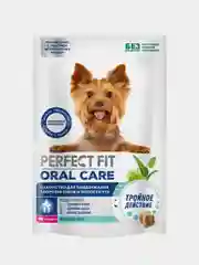 Лакомство для собак Perfect Fit, для здоровья зубов, говядина, мята, 90 г