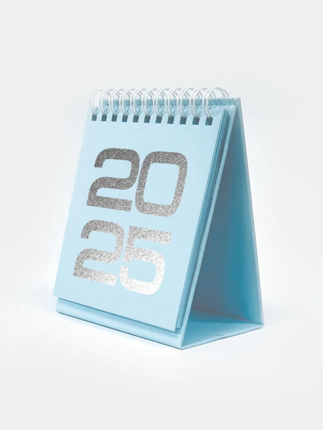Голубой календарь настольный 2025