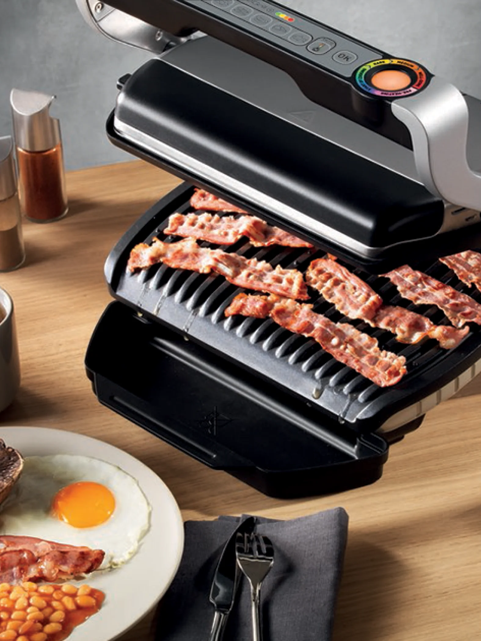 Умный электрогриль Tefal Optigrill+ GC712D34