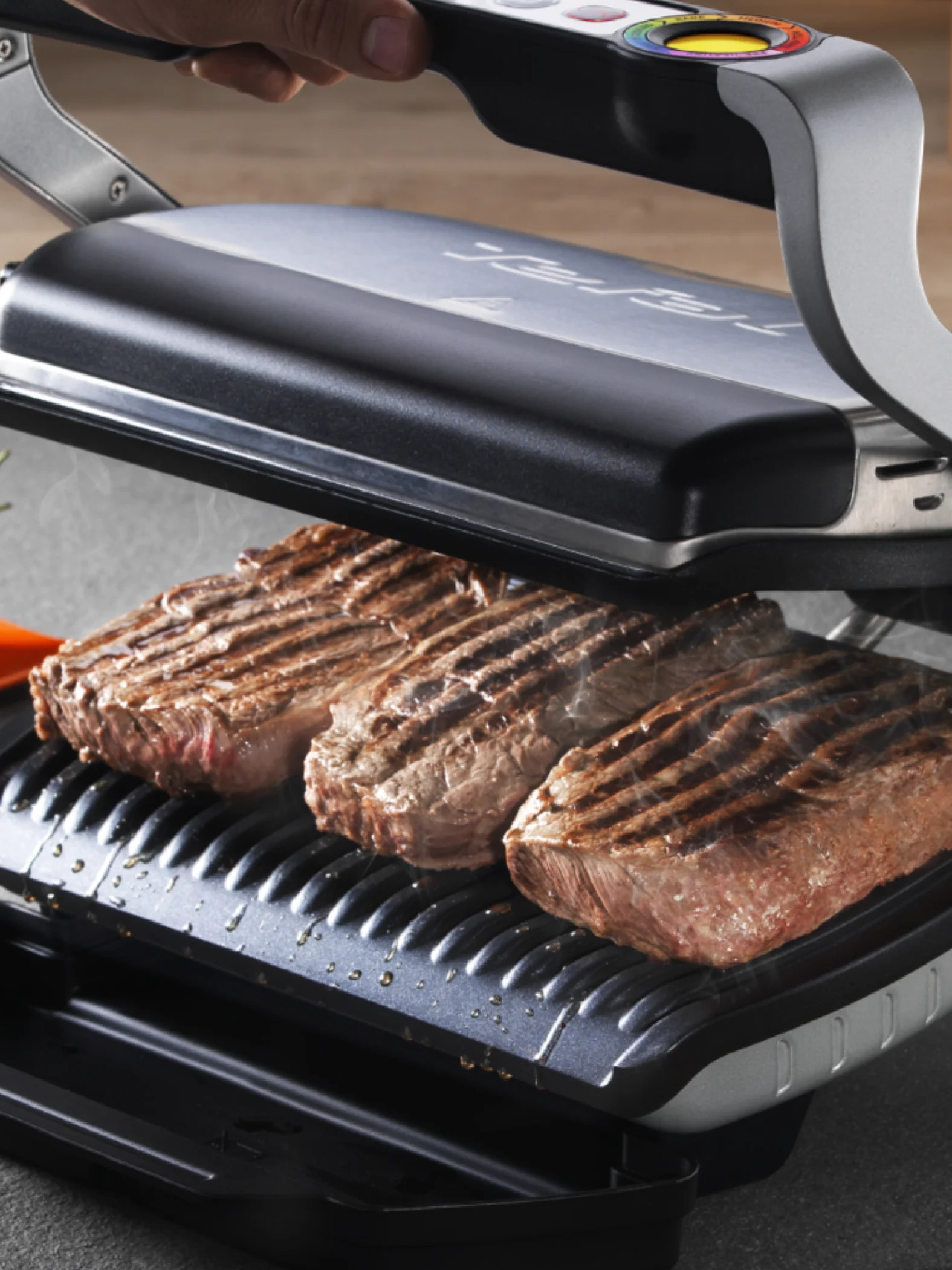 Умный электрогриль Tefal Optigrill+ GC712D34