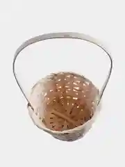 Белый корзина плетёная 28см