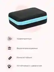 Лазурный сумка органайзер для хранения эфирных масел для 30 флаконов по 10 и 15 мл, кейс чехол
