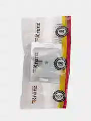 DEA Розетка Компьютер KRANZ  RJ45 с/у мех. Бел (1/10/120)