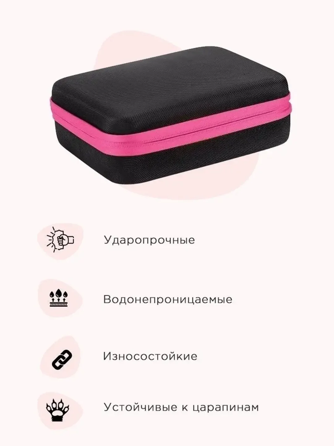 Розовый сумка органайзер для эфирных масел 30 флаконов 10, 15мл, кейс чехол для лаков, путешествий