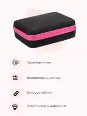 Розовый сумка органайзер для эфирных масел 30 флаконов 10, 15мл, кейс чехол для лаков, путешествий