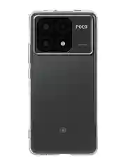 Белый чехол для Xiaomi Poco X6 Pro/ Redmi K70E силиконовый BROSCORP матовый/ прозрачный тонкий