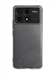 Прозрачный чехол для POCO F6 Pro/ Xiaomi Redmi K70/ K70 Pro силиконовый BROSCORP матовый / прозрачный