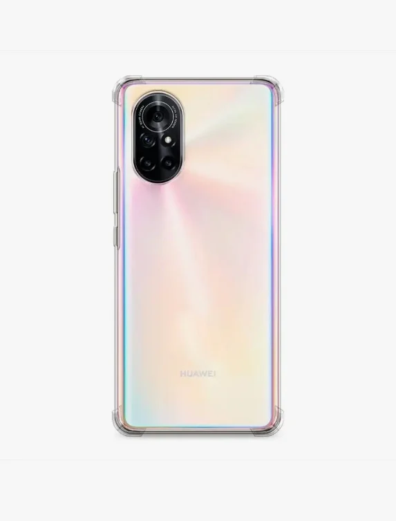 Чехол для Huawei Nova 8 / V40 Lite с усиленными углами, силиконовый прозрачный